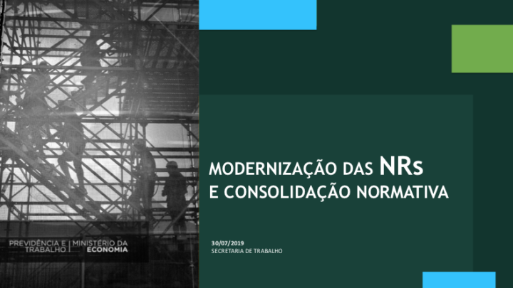 Modernização das NRs e Consolidação Normativa